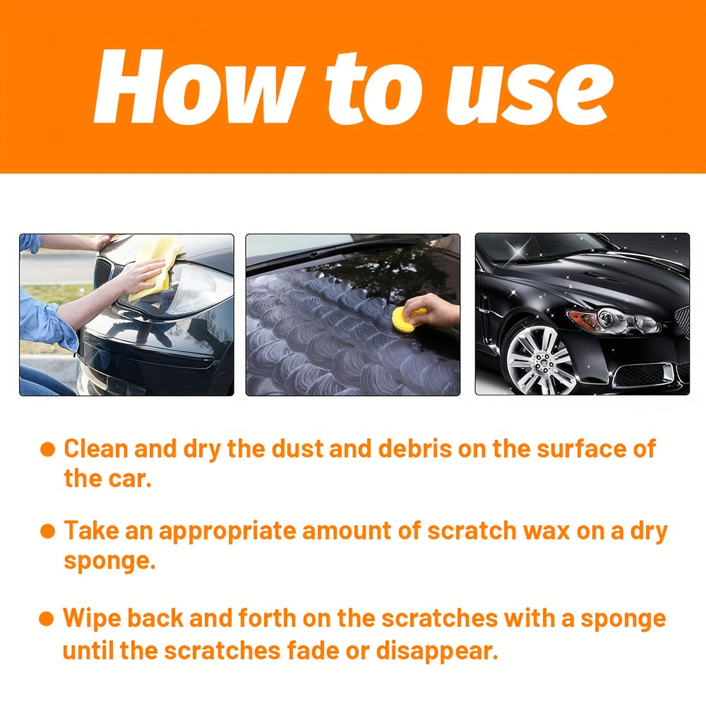 Car Scratch & Swirl Remover Polish 10.14oz – Pro-Grade Paint Cleaner for Hand or Machine Application, Restores Shine & Gloss (1, 2 or 3 Bottles)