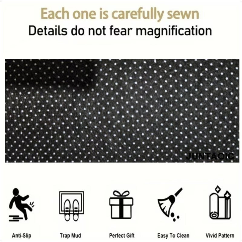 Car Trunk Mat Cargo Liner – Waterproof Non-Slip Durable Floor Mat with Distinctive Patterns, Protects Against Dirt Spills & Scratches, Universal Fit