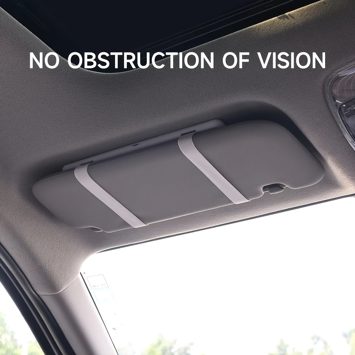 LED Car Visor Vanity Mirror – Rechargeable Ultra-Thin with 3 Light Modes, Sun Visor Mirror for Trucks & SUVs, Low Voltage, Gift for Women