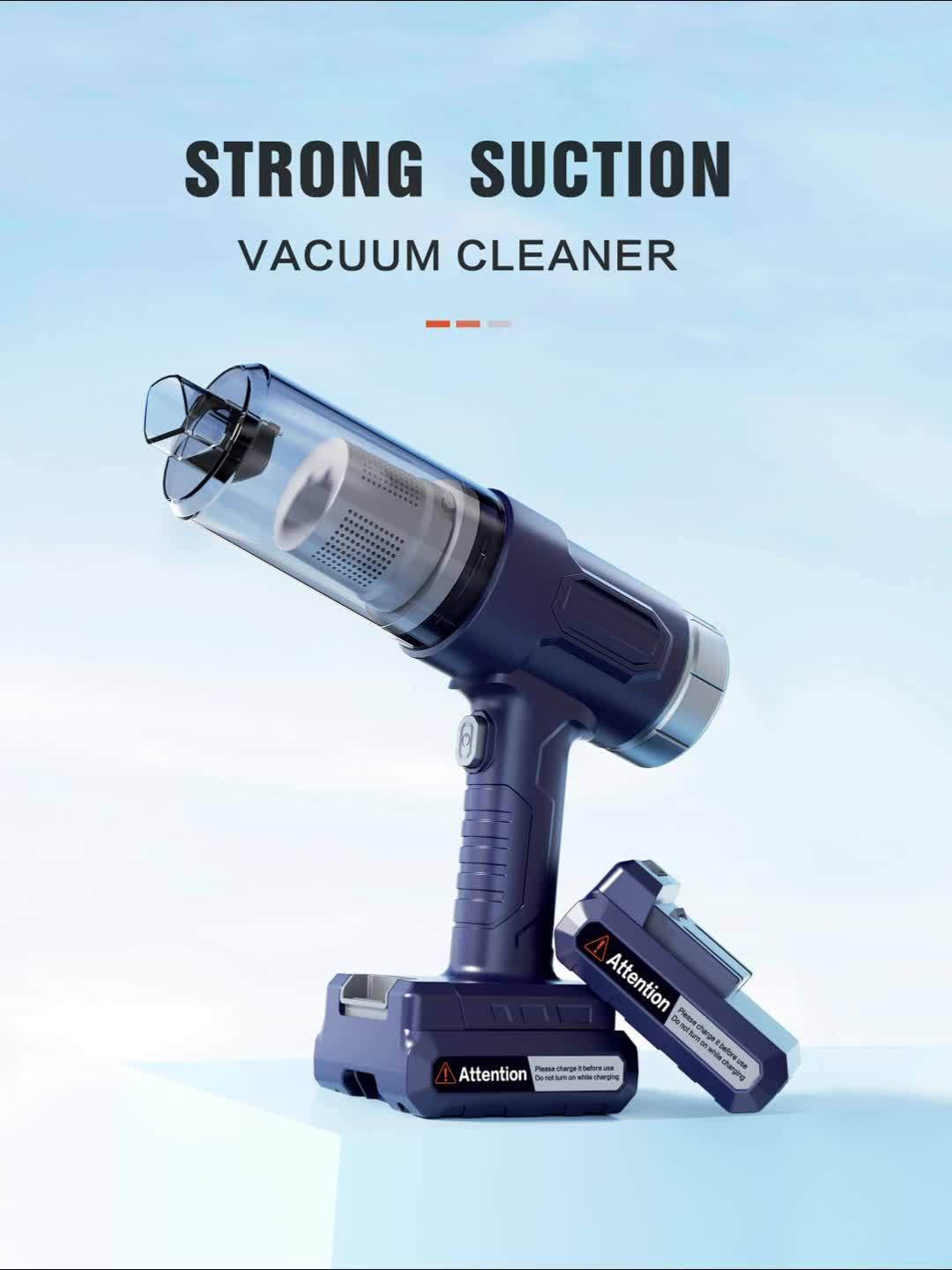 Cordless Car Vacuum Cleaner, 5KPa Handheld Wireless Dust Collector, USB Rechargeable 2000mAh, One-Click Dust Cup, for Car RV Kitchen Floor Home, Multi-Color
