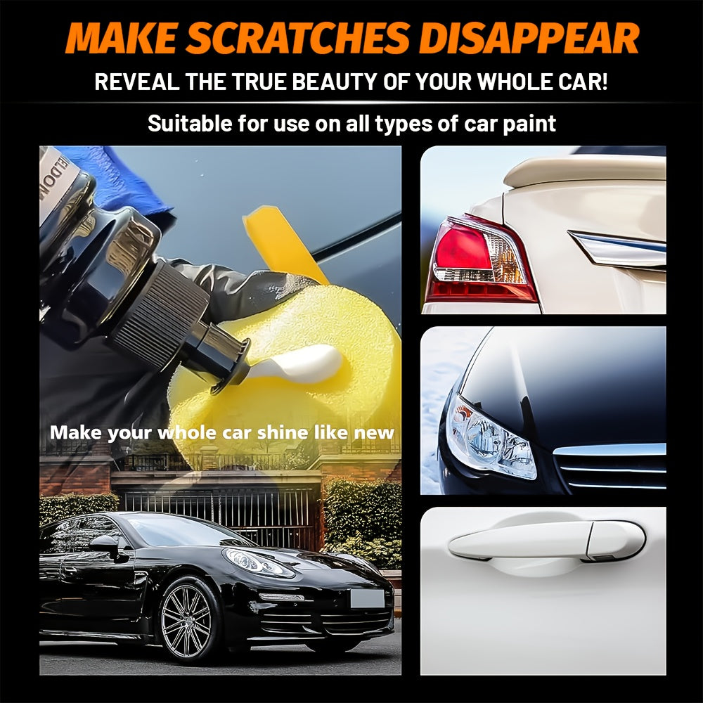Car Scratch & Swirl Remover Polish 10.14oz – Pro-Grade Paint Cleaner for Hand or Machine Application, Restores Shine & Gloss (1, 2 or 3 Bottles)
