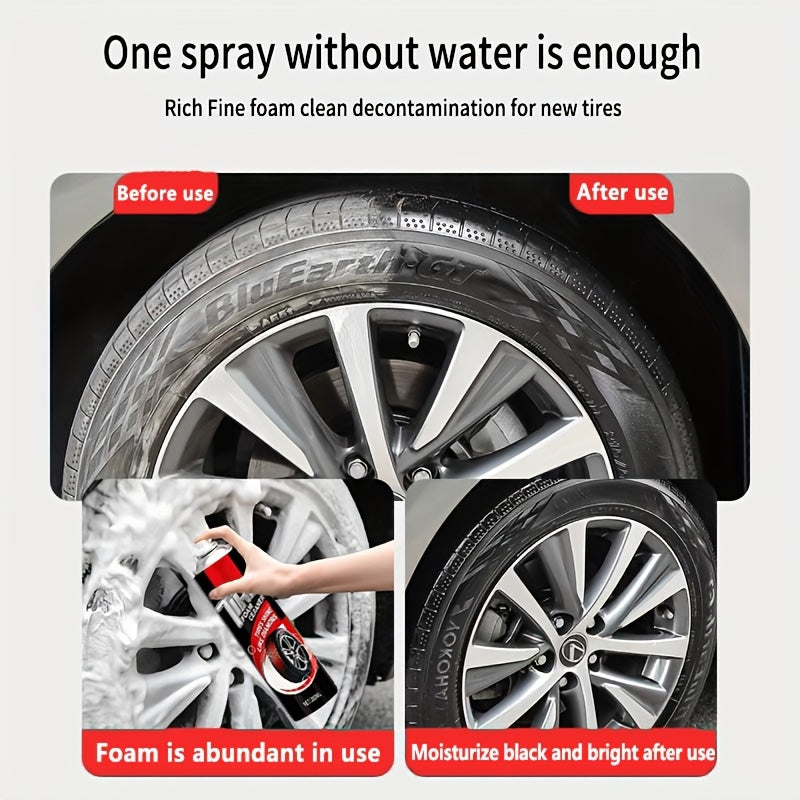 Tire Brightening Agent 10oz – Anti-Aging Coating Paste for Long-Lasting Gloss, UV Protection & Plastic Trim Restoration