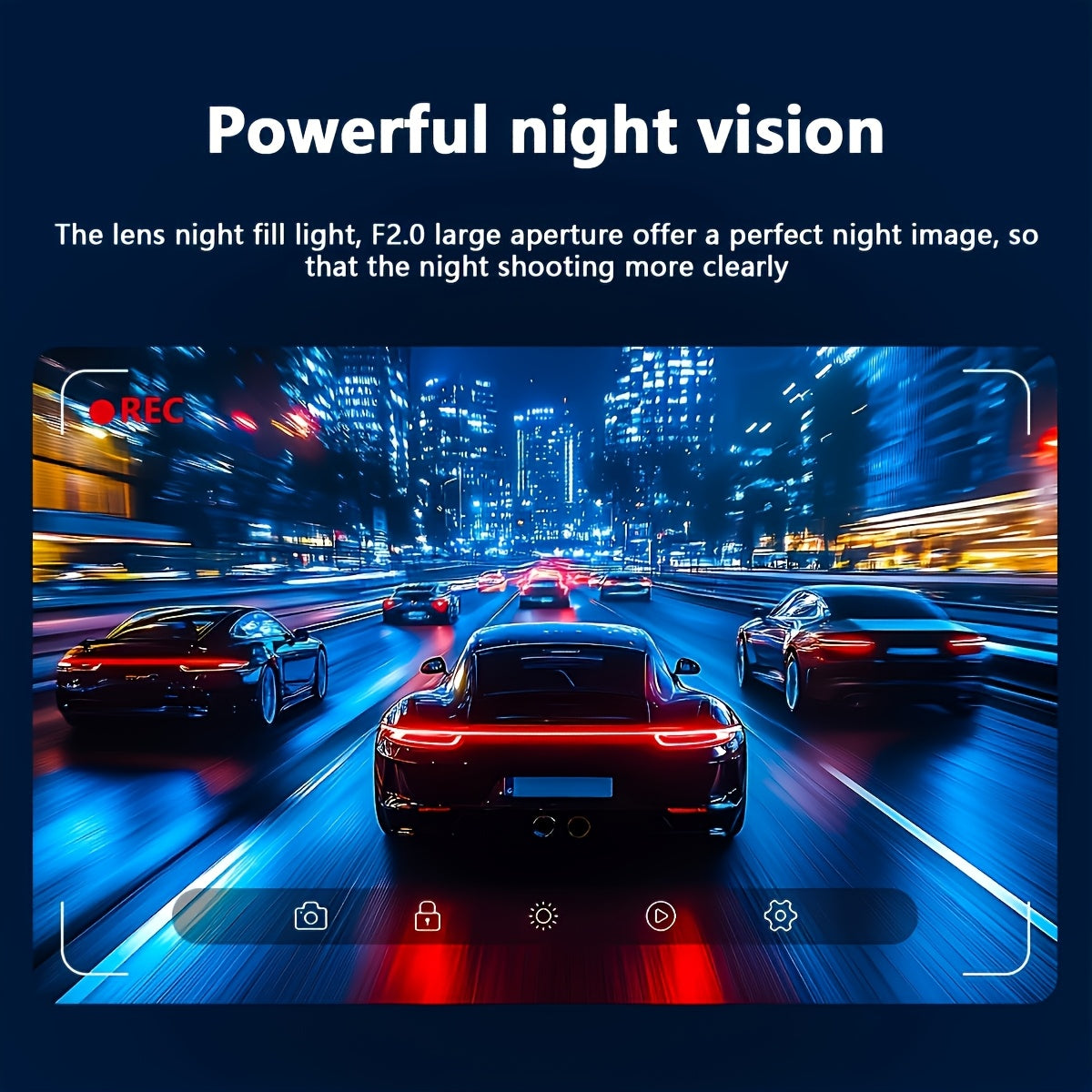 Dash Cam 1080P Dual & Triple Lens – IR Night Vision, 170° Wide Angle, G-Sensor, Loop Recording, 24H Parking Mode, 2" IPS Screen, WiFi Optional