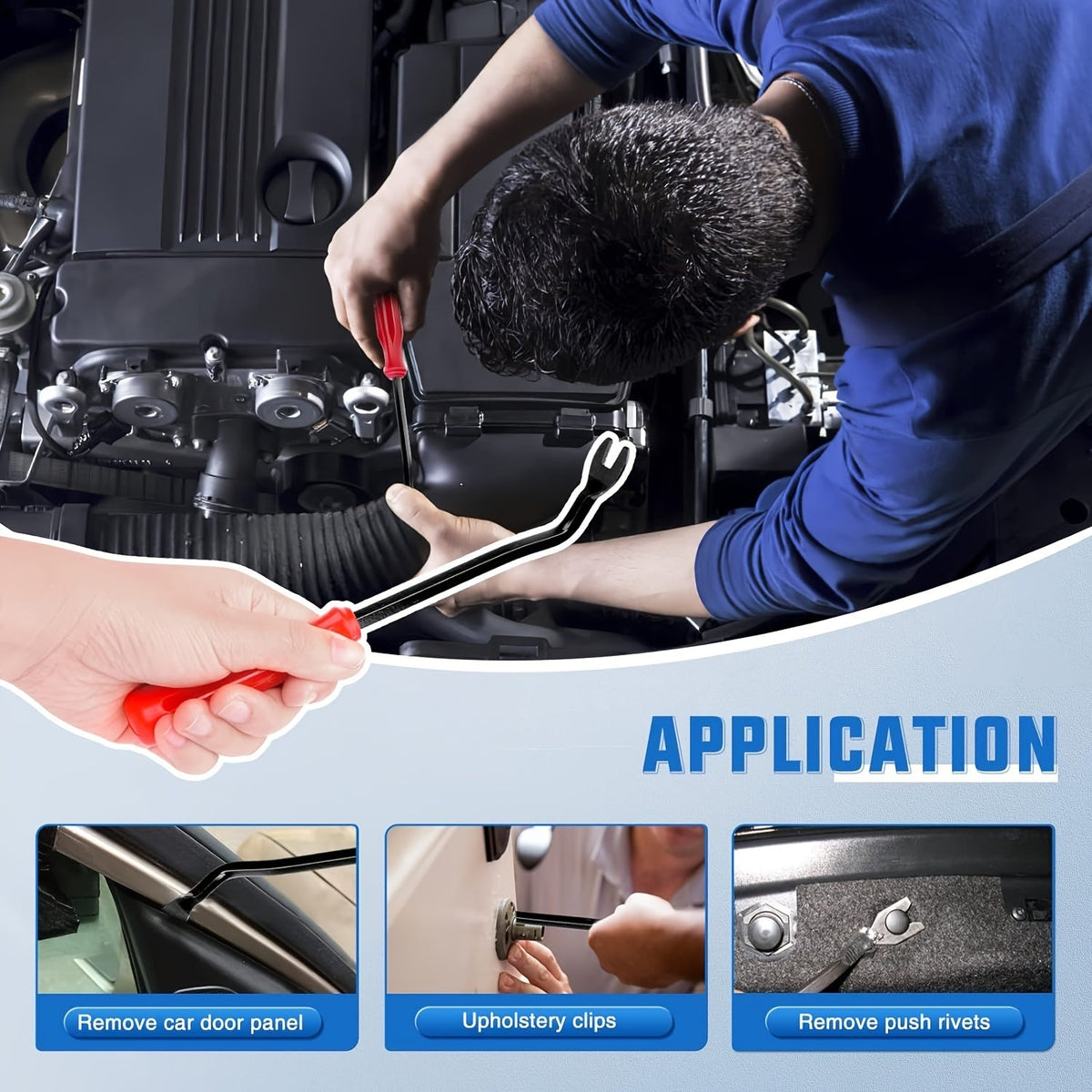 Car Body Clips & Fastener Kit 680+45pc | Universal Automotive Bumper Door Panel Trim Clips Push Fender Rivet Expansion Screws with Removal Tools