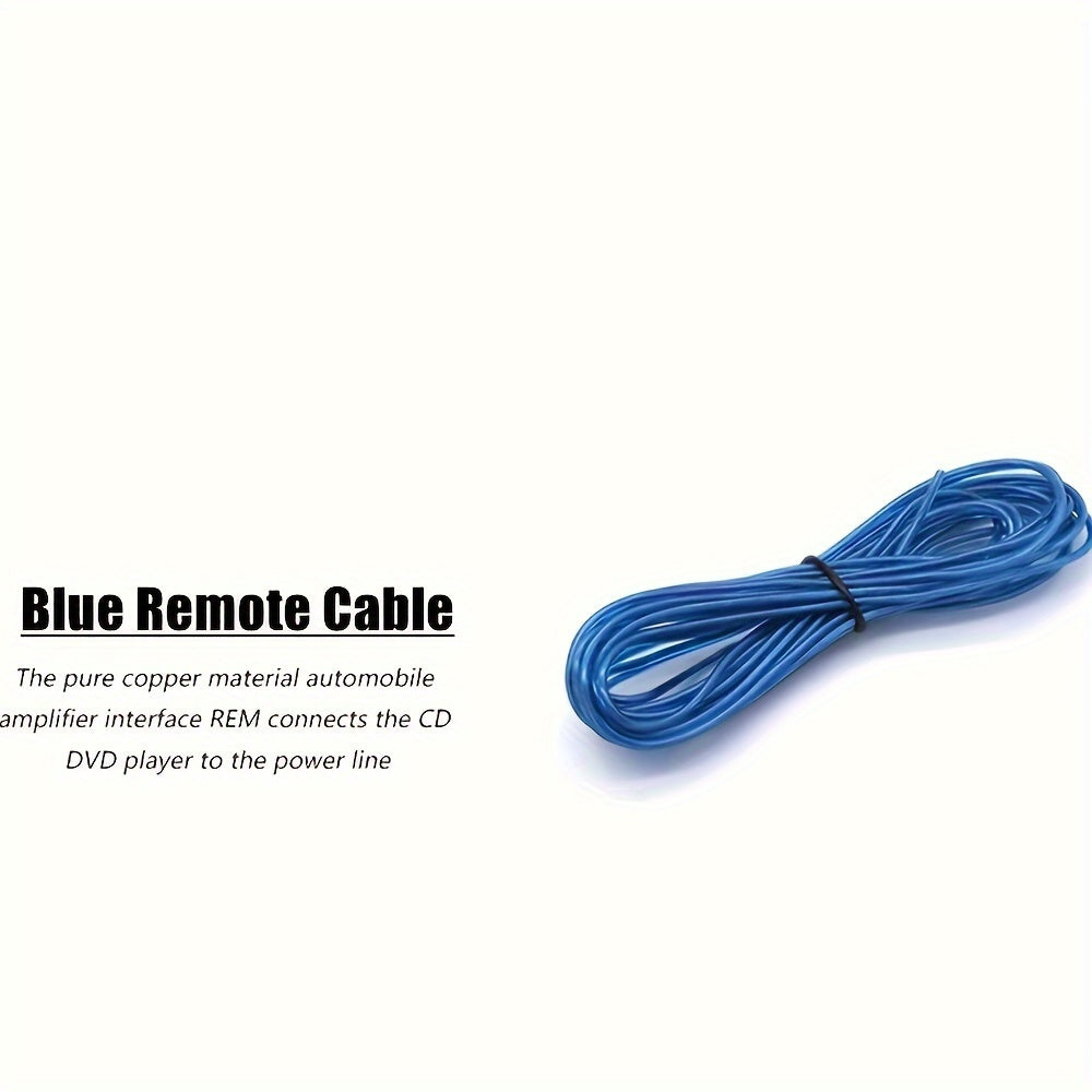 4 Gauge Amplifier Install Kit 2300W – CCA Power & Ground Wire, RCA, Speaker Wire, Remote Wire, AGU Fuse Holder & Accessories