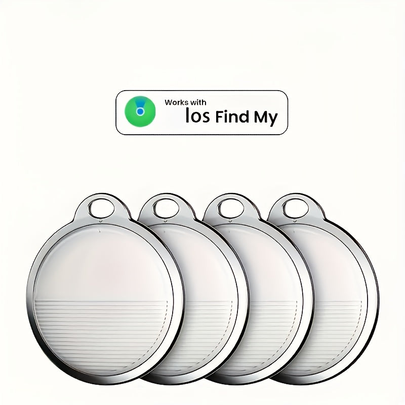 GPS Smart Item Tracker - Anti-Lost Locator Compatible with Apple Find My, CR2032 Battery, 10-Month Standby, for Car Keys Bag Luggage Pet, 1pc or 4pcs