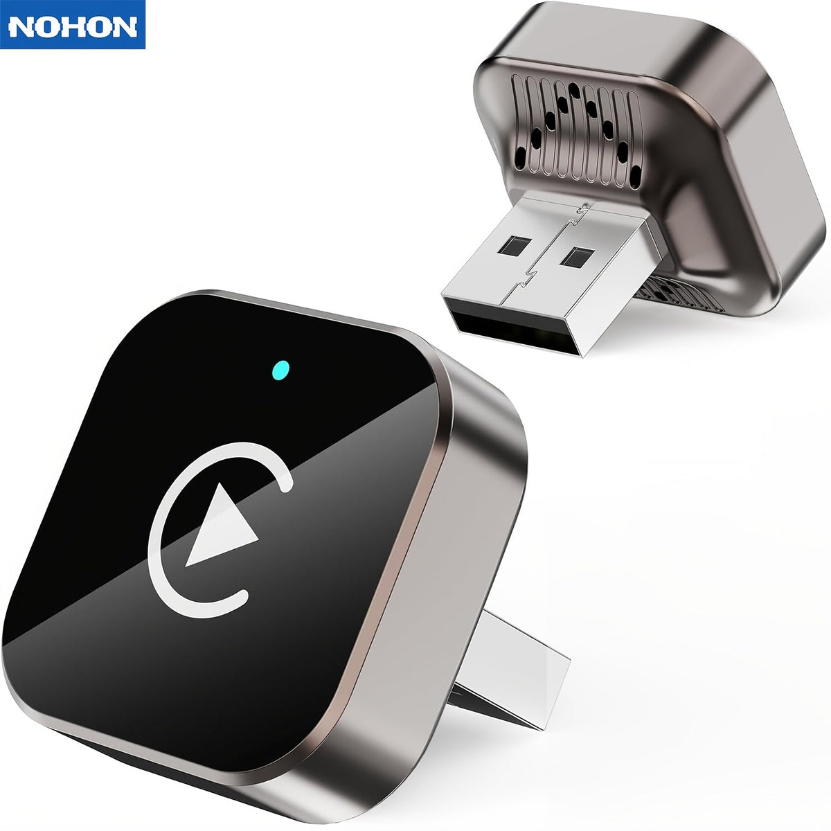 Wireless CarPlay Adapter 2-in-1 – Converts Wired CarPlay & Android Auto to Wireless, USB Dongle for iOS 10+ & Android 11+, No Battery Required