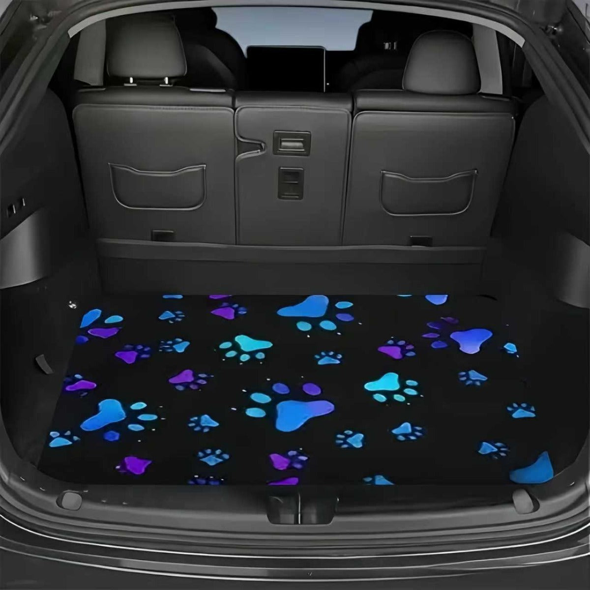 Car Trunk Mat Cargo Liner – Waterproof Non-Slip Durable Floor Mat with Distinctive Patterns, Protects Against Dirt Spills & Scratches, Universal Fit