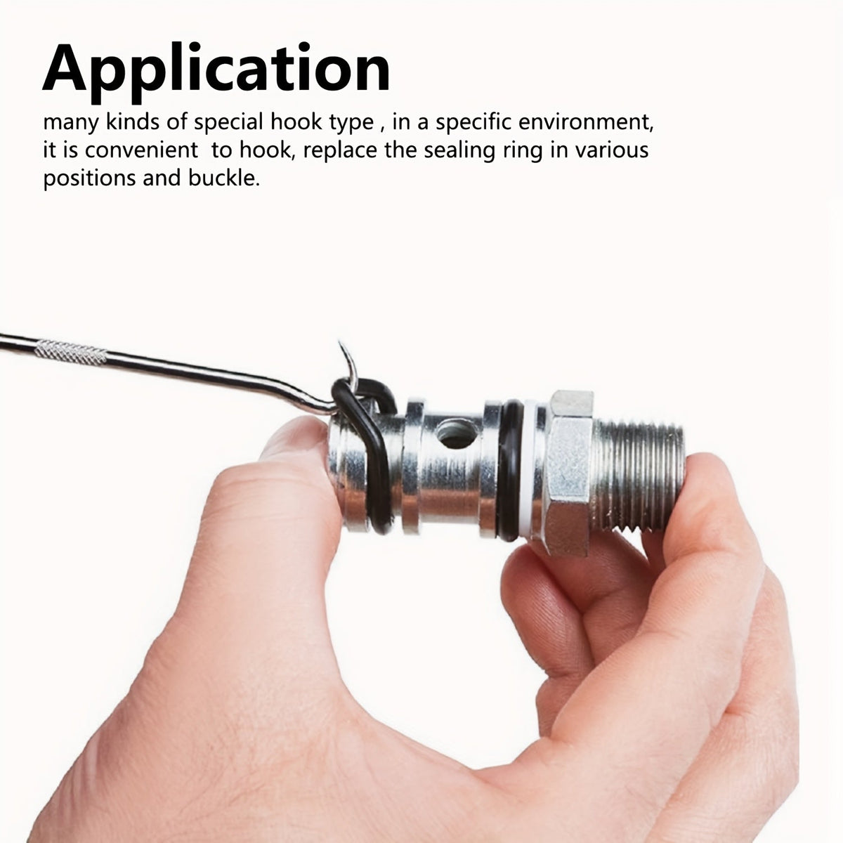 Hook and Pick Tool Set 6PCS, Oil Seal O-Ring Gasket Puller Kit for Car & Bicycle Maintenance, Precision Pick Tools for Seals Clips and Retaining Rings