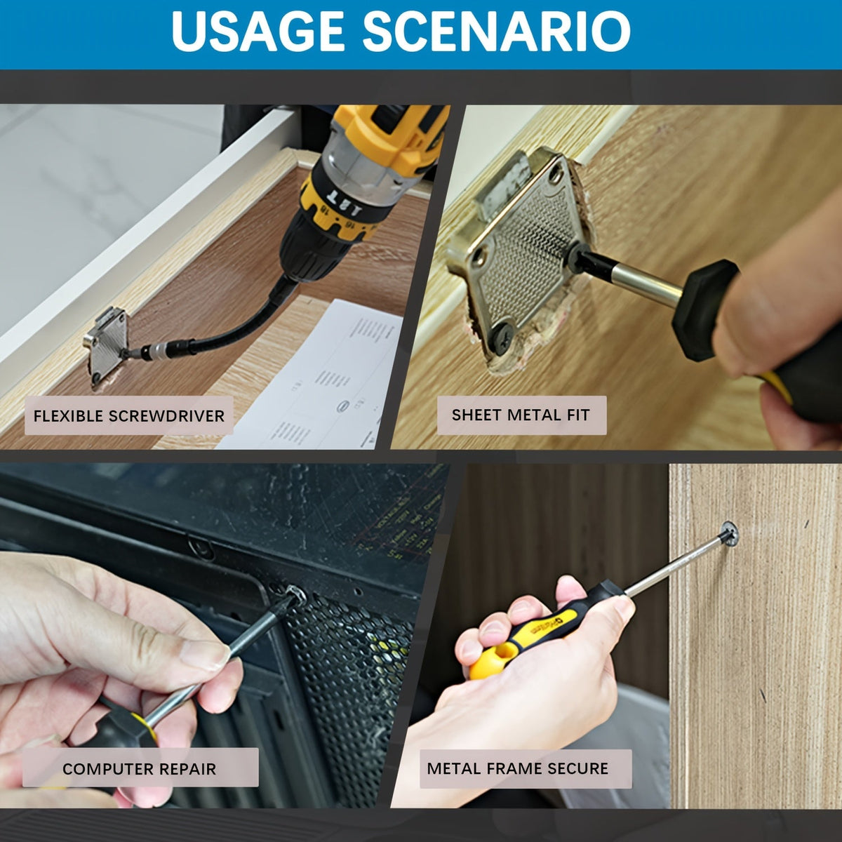 Precision Screwdriver Set 43/83/88Pcs, Chrome Vanadium Steel Magnetic Bits, Slotted Phillips Hex Torx, Professional Repair Kit with Storage Case for Electronics Watch Phone