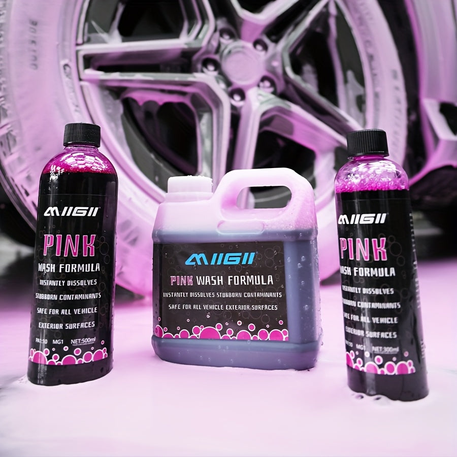 Car Pre-Wash Solution Concentrated Snow Foam Soap – Removes Tree Sap, Bird Droppings & Road Grime, Touchless Formula for Cars, Trucks & RVs, 300ml / 500ml / 1L