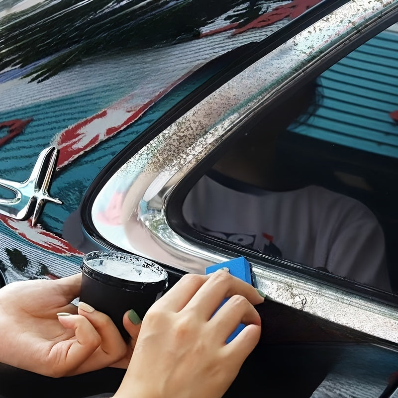 Chrome Trim Repair Paste – Car Door Handle Window Strip Logo Scratch Refurbishment Polish Kit