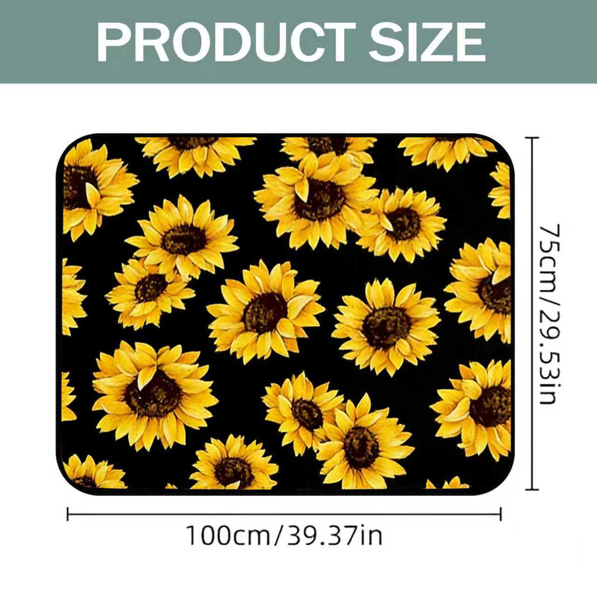Car Trunk Mat Cargo Liner – Waterproof Non-Slip Durable Floor Mat with Distinctive Patterns, Protects Against Dirt Spills & Scratches, Universal Fit