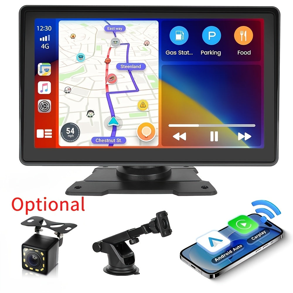 Car Stereo Touchscreen with CarPlay & Android Auto – Wireless GPS Navigation, Backup Camera, FM Radio, Mirror Link | 7", 9", 10.26" Screen Options