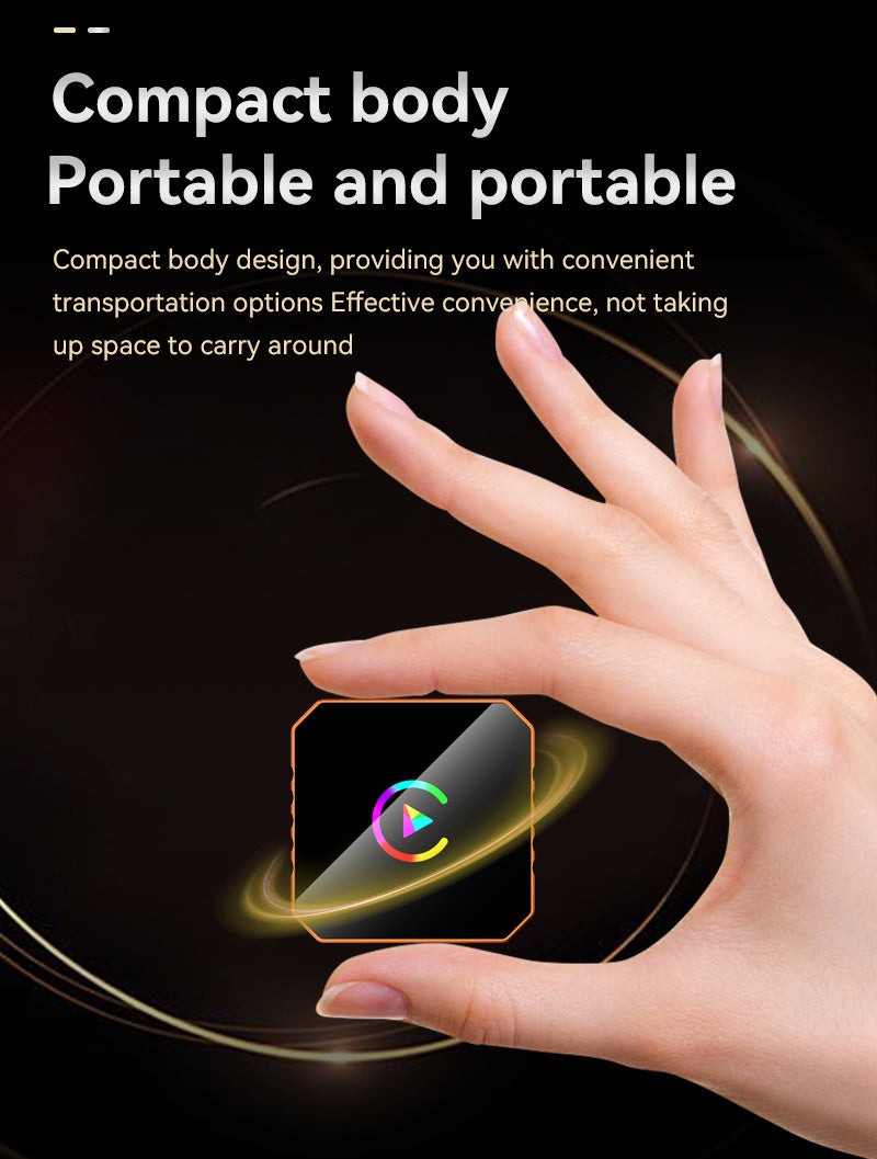 Wireless CarPlay USB Dongle – Compact Plug-In Adapter for Hands-Free Smartphone Connectivity, No Battery, Compatible with Wired CarPlay & Android Auto