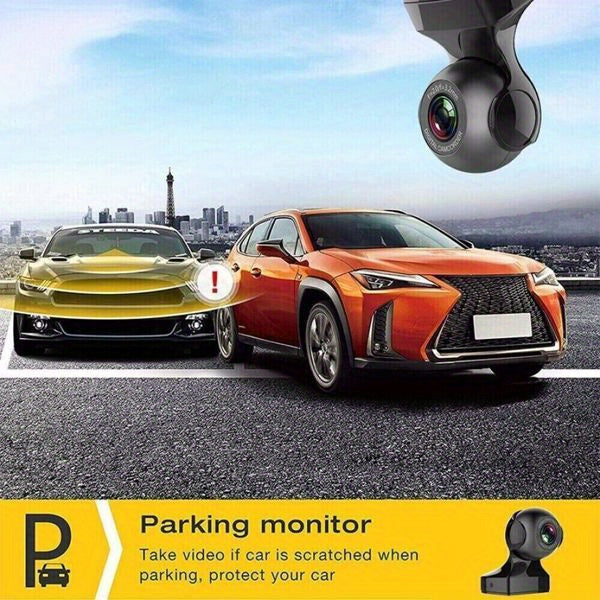 170° Wide Angle WiFi Dash Cam, 1080P HD DVR, G-Sensor, Loop Recording — Optional 32G/64G Card