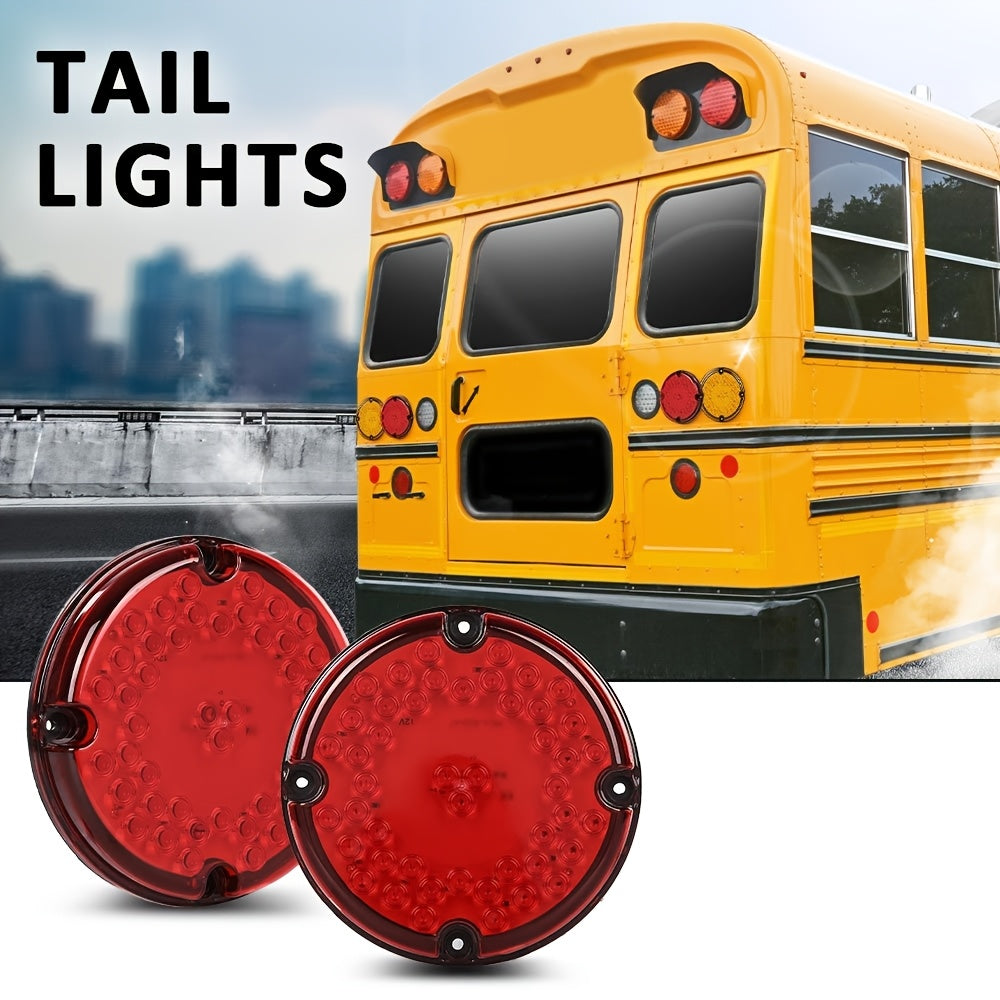 LED Magnetic Trailer Towing Light Kit – 2/5 LED Wire Lights for Trucks, RVs, Trailers, Semi Trucks 12V-24V
