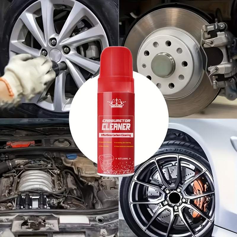Engine Degreaser Cleaner 280ml, Heavy-Duty Engine Exterior Cleaner for Oil Grease & Grime Removal, Low-Odor Automotive Degreasing Solution for Engine Bay Fuel Systems & Exhaust Maintenance