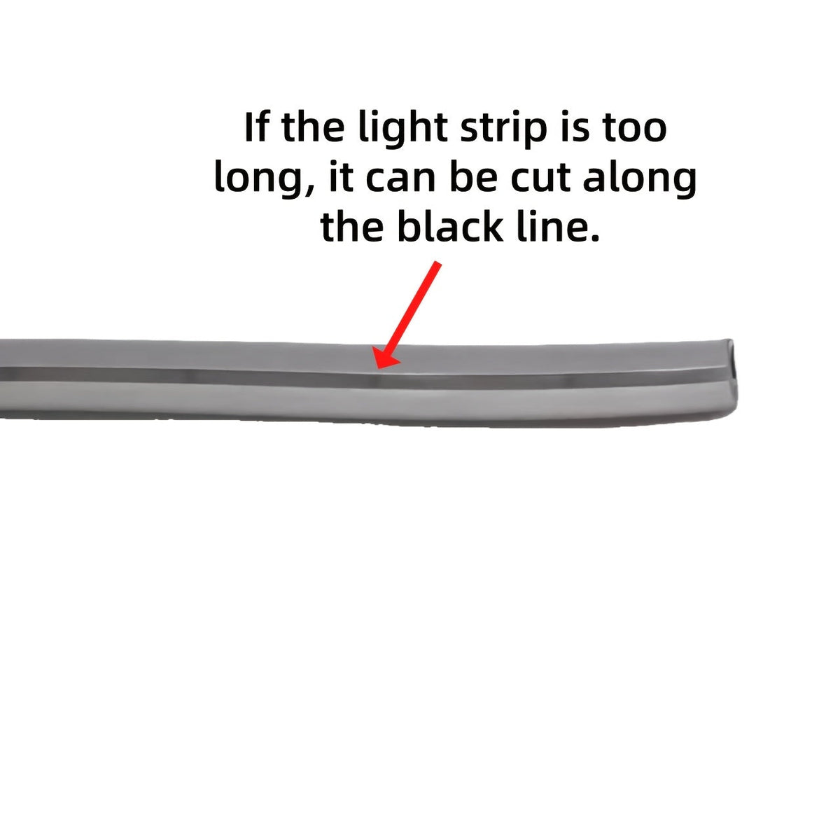 LED Trunk Light Strip for Cars – 400cm/157in Flexible High-Brightness White & Blue Atmosphere Light for All Car Trunks, No Battery Required