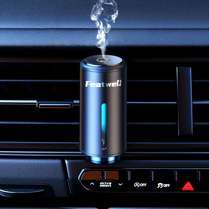 Car Essential Oil Diffuser Aromatherapy Air Freshener 3 Adjustable Settings Humidifier for Vehicle Interior 6 Scents Available Black Red