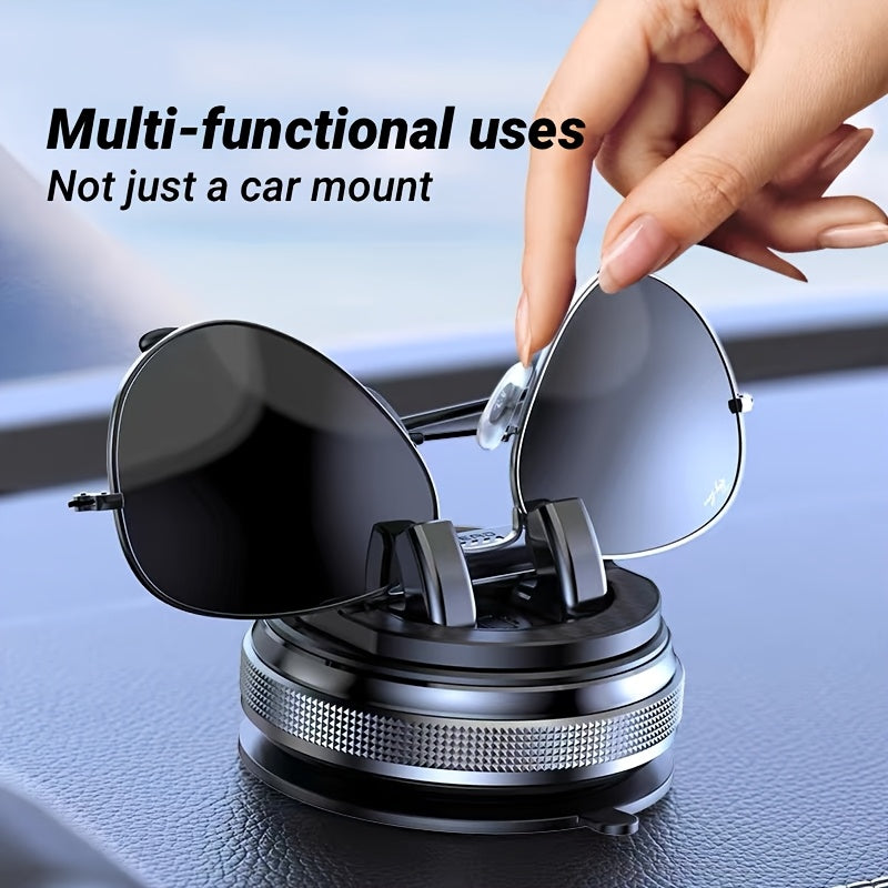 360° Rotating Car Dashboard Phone Mount – Durable Non-Slip Holder for GPS Navigation & In-Car Entertainment | Universal Fit