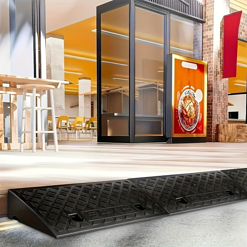 Portable Threshold Ramp 2-Pack – Sidewalk & Doorway Ramp for Wheelchairs, Cars, Seniors & Pets | 5 Height Options