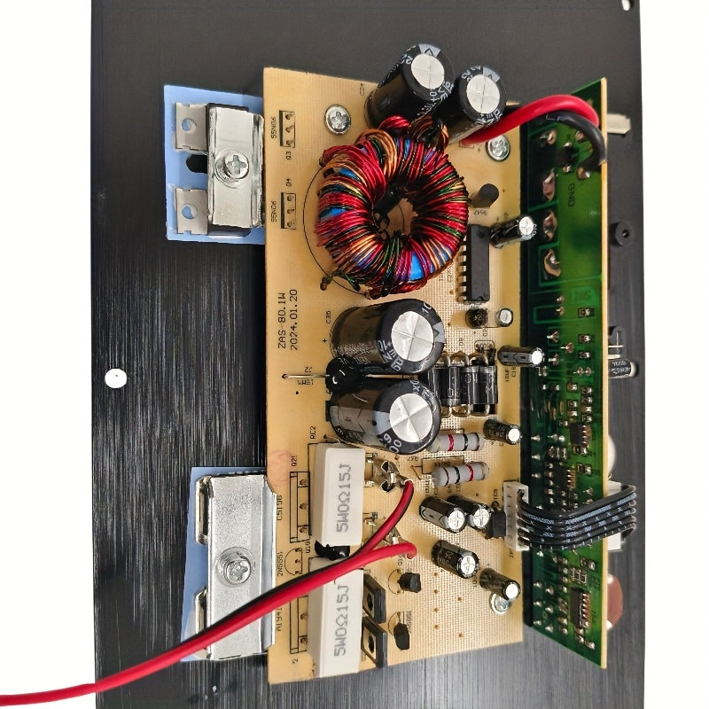 Car Subwoofer Amplifier Board 1000W Peak 600W RMS – PA-80D | 12V Mono Bass Amp for 8" 10" 12" Speakers | 0.01% THD