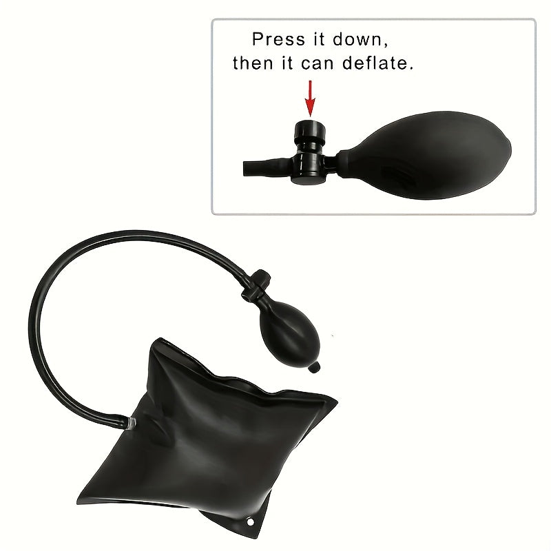 Car Lockout Kit – Air Wedge Pump, Thin Rod, Wide Rod & S-Hook Emergency Car Opening Tool Set for Auto Locksmiths & Roadside Use