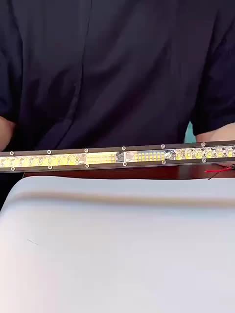 LED Light Bar Double Row Strip – Ultra-Thin 8/15/22 Inch 2000-3000LM Off-Road Work Light for Car Truck Jeep ATV Boat