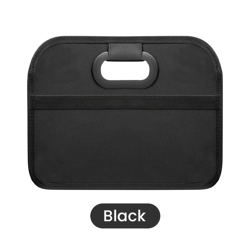 Foldable Car Storage Box with Handle Portable Collapsible Trunk Organizer for Car SUV Minivan Truck Groceries Camping Gear Tools 4 Colors Black Grey Blue Red