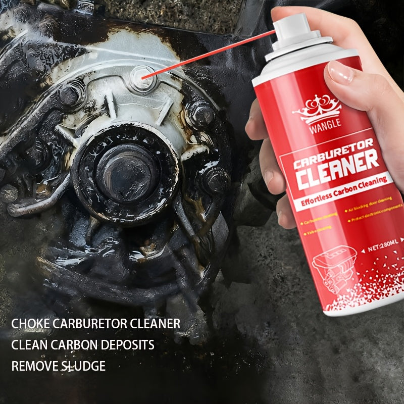 Engine Degreaser Cleaner 280ml, Heavy-Duty Engine Exterior Cleaner for Oil Grease & Grime Removal, Low-Odor Automotive Degreasing Solution for Engine Bay Fuel Systems & Exhaust Maintenance