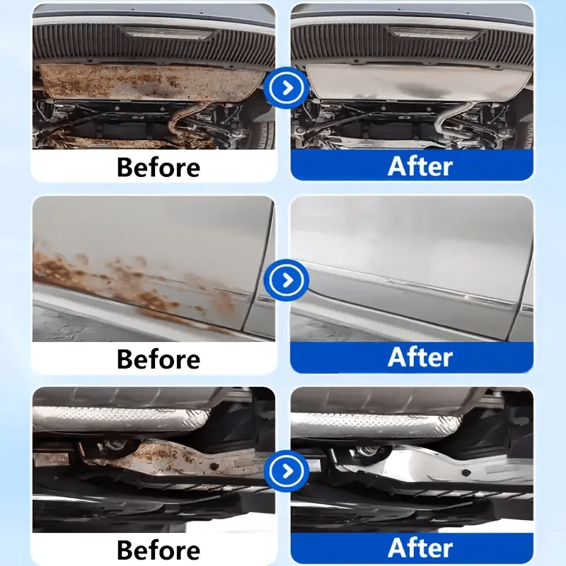 Rust Remover Spray 100ml with Towel, Rust Converter & Protective Sealant for Car Wheels Brake Drums Hubs Tools Metal Surfaces, Anti-Corrosion Treatment