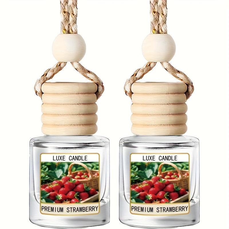 Car Air Freshener Diffuser Set of 2 – Long Lasting Scented Oil Vent Clip for Car, 45+ Day Fragrance, 10 Scents Available