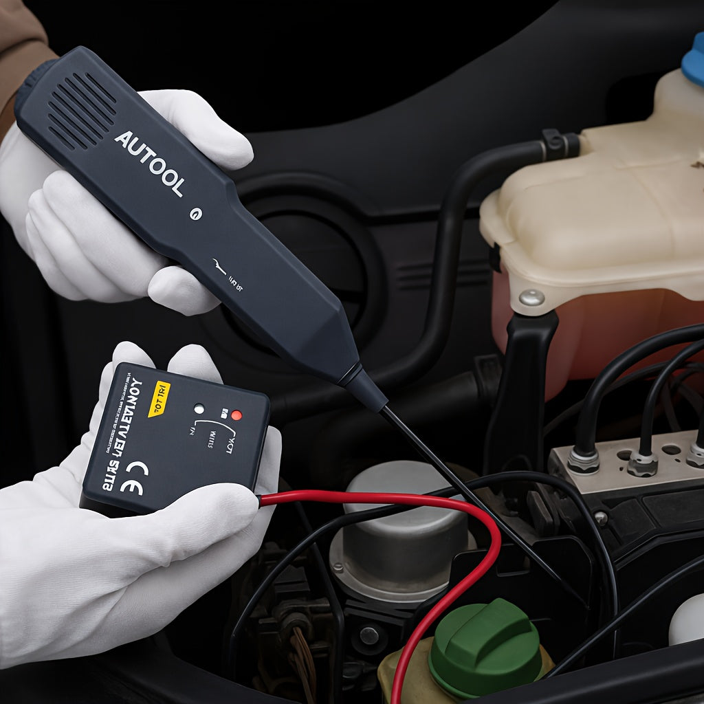 EM415PRO Automotive Short & Open Circuit Finder – 6-42V Wire Tracer, Contactless Cable Detector with 7" Flex Probe for Car Electrical Diagnostics