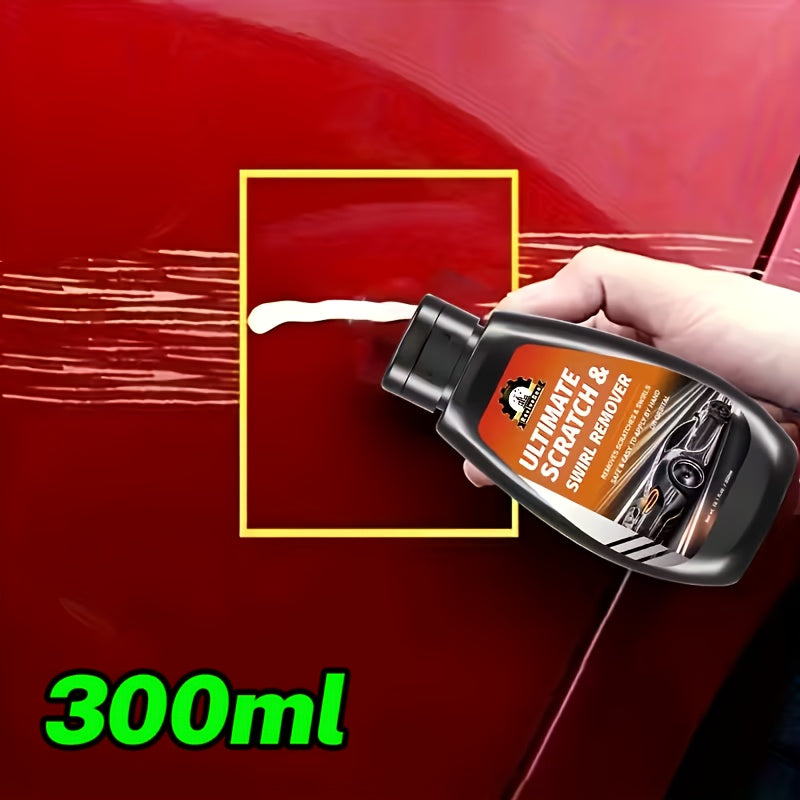 Car Scratch & Swirl Remover Polish 10.14oz – Pro-Grade Paint Cleaner for Hand or Machine Application, Restores Shine & Gloss (1, 2 or 3 Bottles)