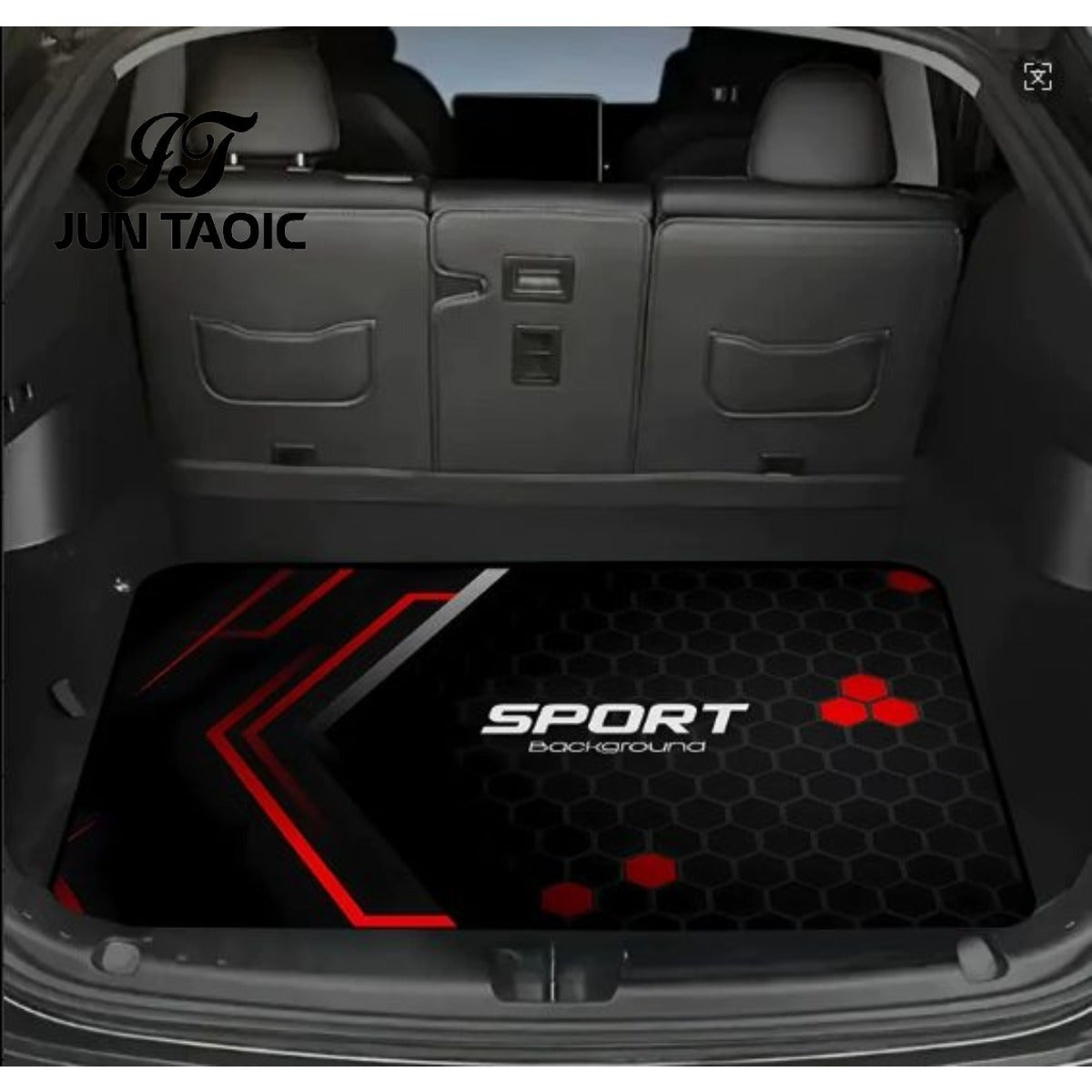 Car Trunk Mat Cargo Liner – Waterproof Non-Slip Durable Floor Mat with Distinctive Patterns, Protects Against Dirt Spills & Scratches, Universal Fit