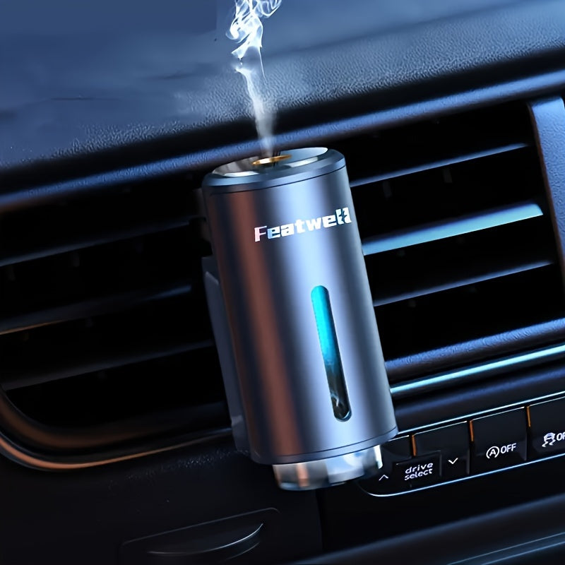 Car Essential Oil Diffuser Aromatherapy Air Freshener 3 Adjustable Settings Humidifier for Vehicle Interior 6 Scents Available Black Red
