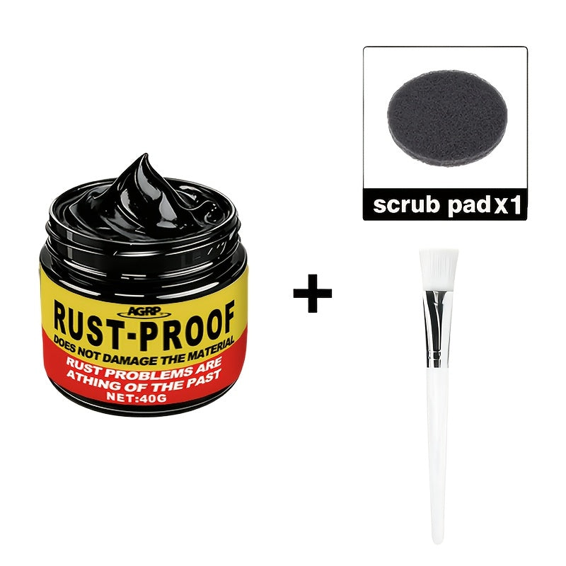 Automotive Metal Polish & Rust Preventive Conversion Coating – Long-Lasting Protective Layer for Car Metal Parts, Chrome, Steel & All Metals, 40g Kit