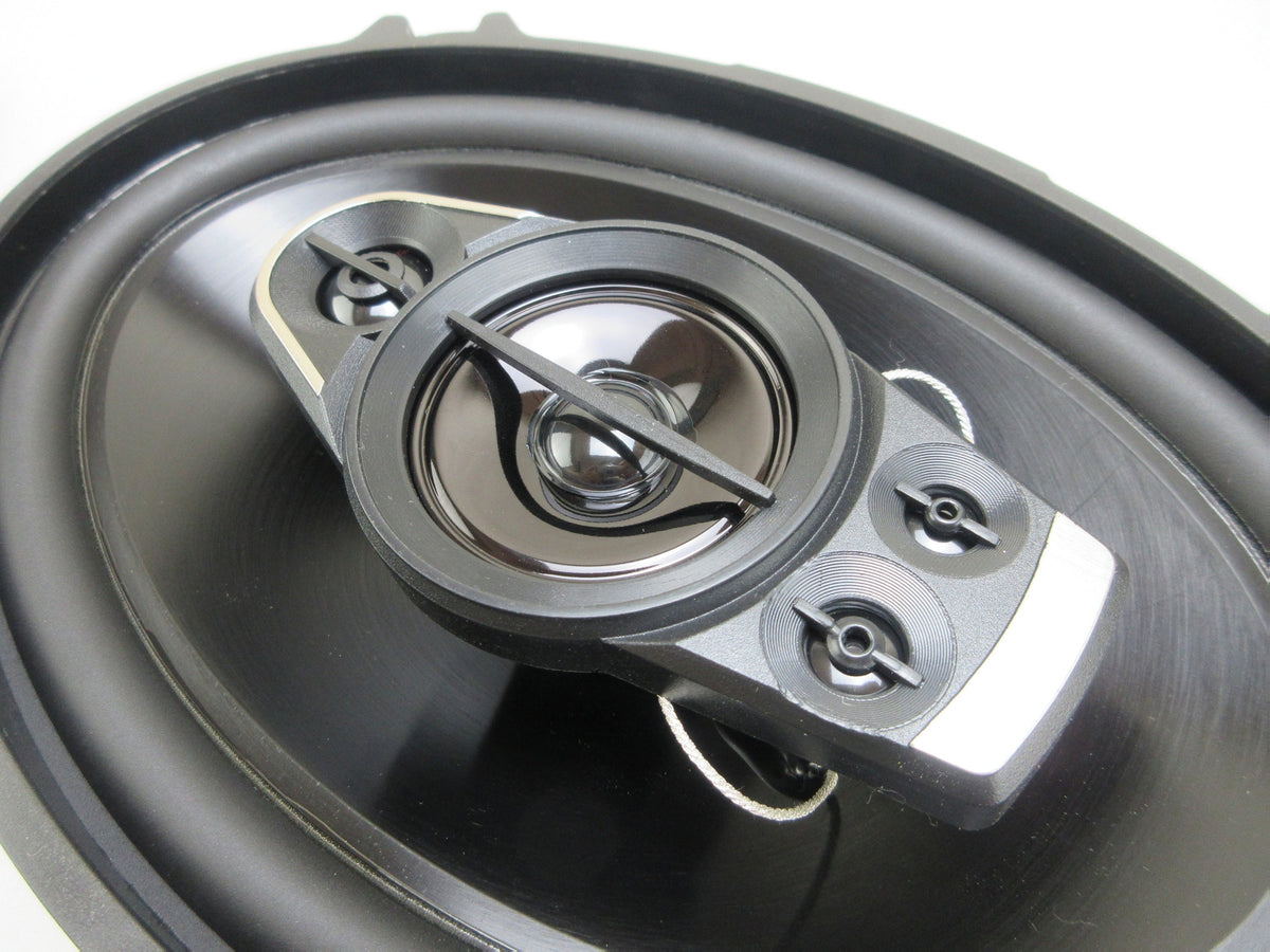 6x9 Inch Coaxial Car Speakers 750W 5-Way Full Range – 2-Pack with Dust Cover & Audio Cable, 92dB 4-Ohm Stereo Door Speakers for Car Audio Upgrade