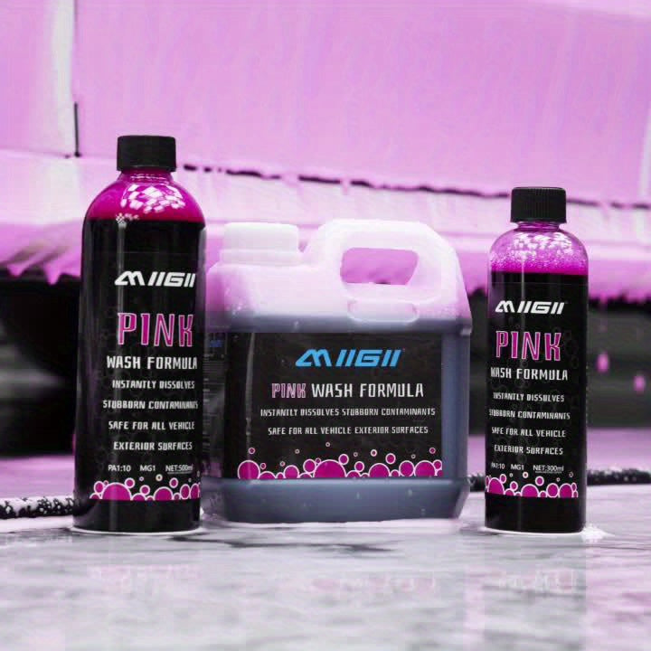Car Pre-Wash Solution Concentrated Snow Foam Soap – Removes Tree Sap, Bird Droppings & Road Grime, Touchless Formula for Cars, Trucks & RVs, 300ml / 500ml / 1L