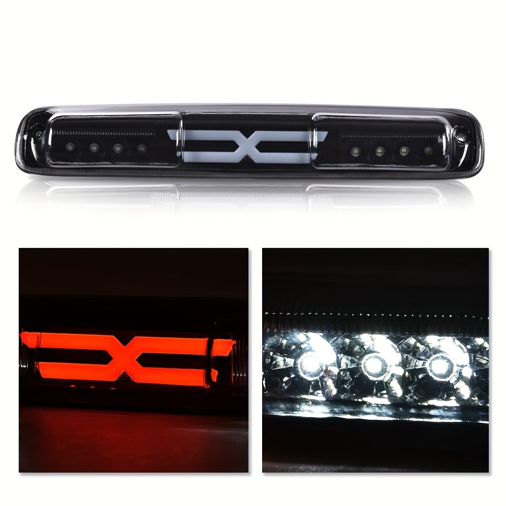 LED Third Brake Light & Cargo Lamp for Chevy Silverado GMC Sierra 1500 2500 3500 1999-2007, DOT Approved, 10x Brighter, Polycarbonate Lens, Easy Plug-and-Play Install