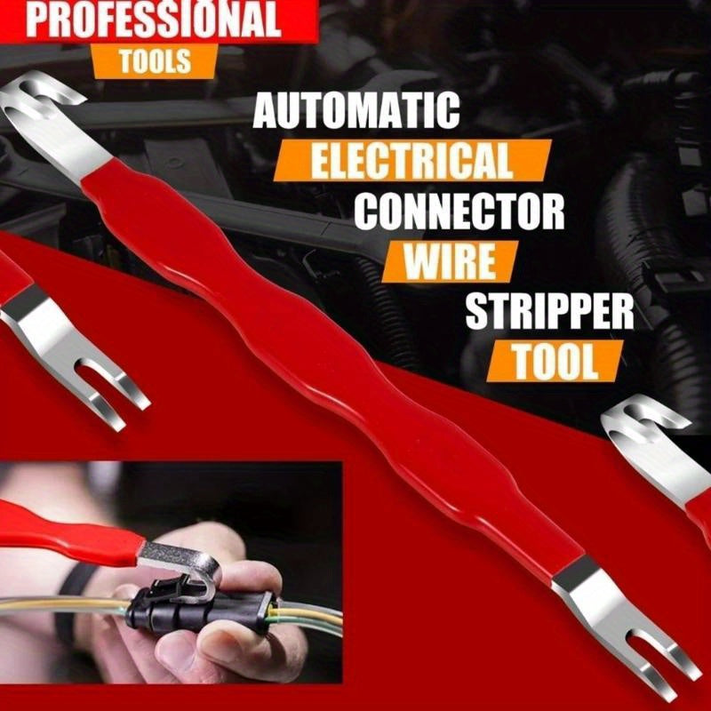 Automotive Electrical Terminal Connector Removal Tool Set, Wiring Harness Plug Separator Kit, Universal Car Wire Pin Extractor for Most Vehicles, 2PCS