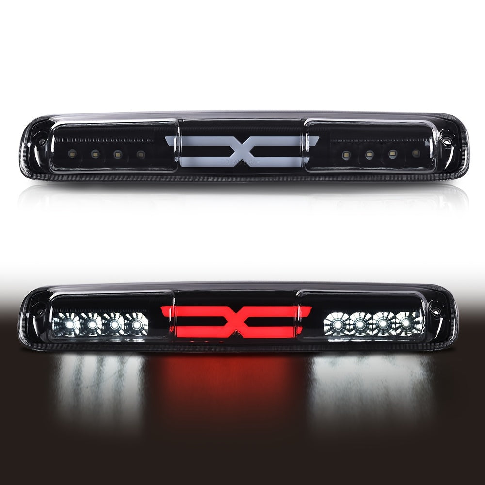 LED Third Brake Light High Mount Stop Lamp for Chevy Silverado & GMC Sierra 1999-2007 – Smoky Lens, Reverse & Turn Signal
