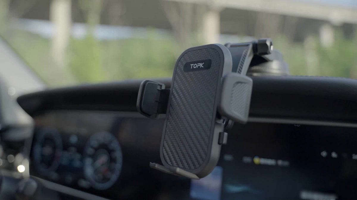 Car Dashboard Phone Holder Mount – Adjustable 360° Vertical & Horizontal, Strong Adhesive Base, Universal Fit for All Smartphones