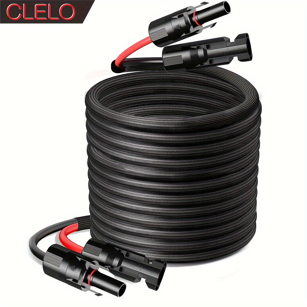 Solar Panel Extension Cable with MC4 Connectors | 16.4ft Flame-Retardant Twin Wire for RV, Car & Photovoltaic Systems – UV & Weather Resistant