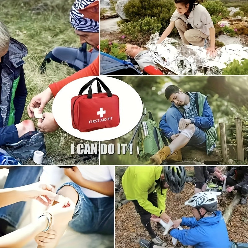 Car Emergency First Aid Kit – 22pcs Portable Medical Rescue Kit for Car, Travel, Outdoor & Roadside Emergencies