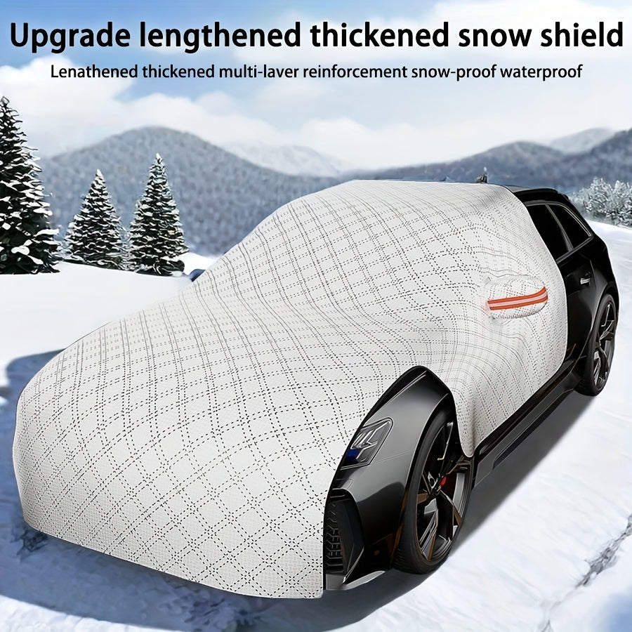 Windshield Snow Cover & Frost Guard – Universal Fit, Thickened All-Season Sun Shade & Ice Protector for Car Truck SUV, Front Window Cover