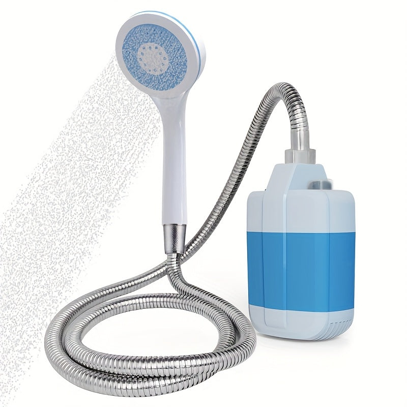 Portable Camping Shower Pump IPX6 Waterproof – Rechargeable USB Outdoor Shower for Camping, Beach, Hiking & Travel