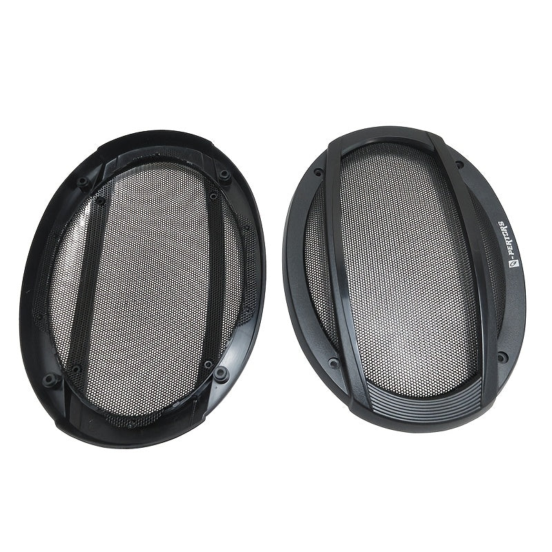 6x9 Inch Coaxial Car Speakers 750W 5-Way Full Range – 2-Pack with Dust Cover & Audio Cable, 92dB 4-Ohm Stereo Door Speakers for Car Audio Upgrade