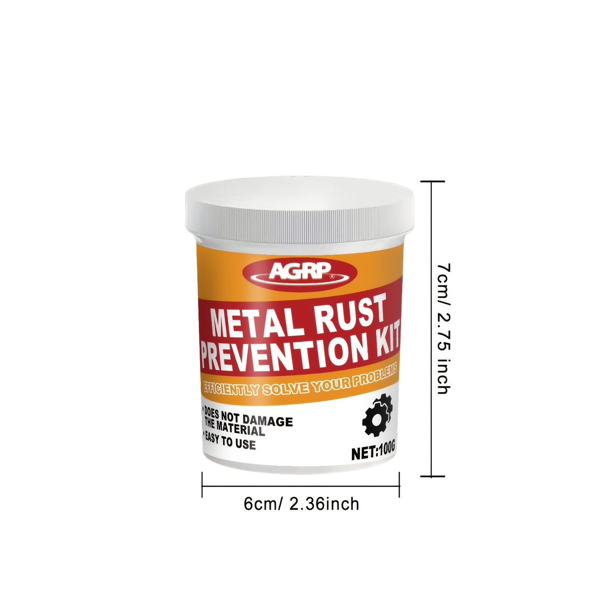 Automotive Rust Converter & Metal Treatment with Brush – Long-Lasting Rust Prevention for Chassis, Frames, Wheel Hubs & Door Frames